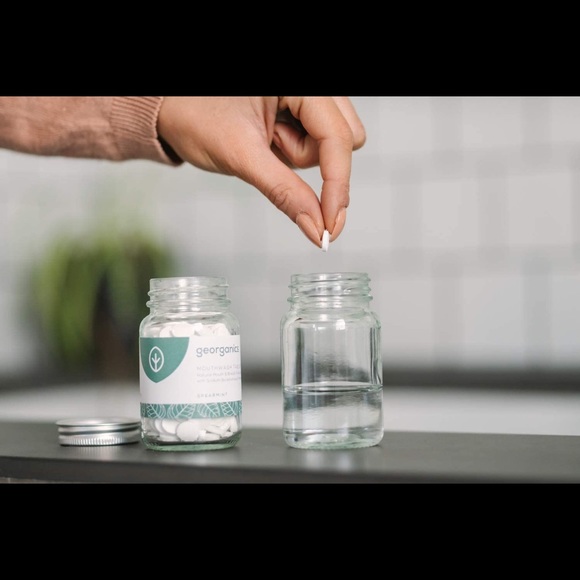 🆕 Georganics Mouthwash Tablets - Spearmint - 180 tablets - Picture 2 of 6